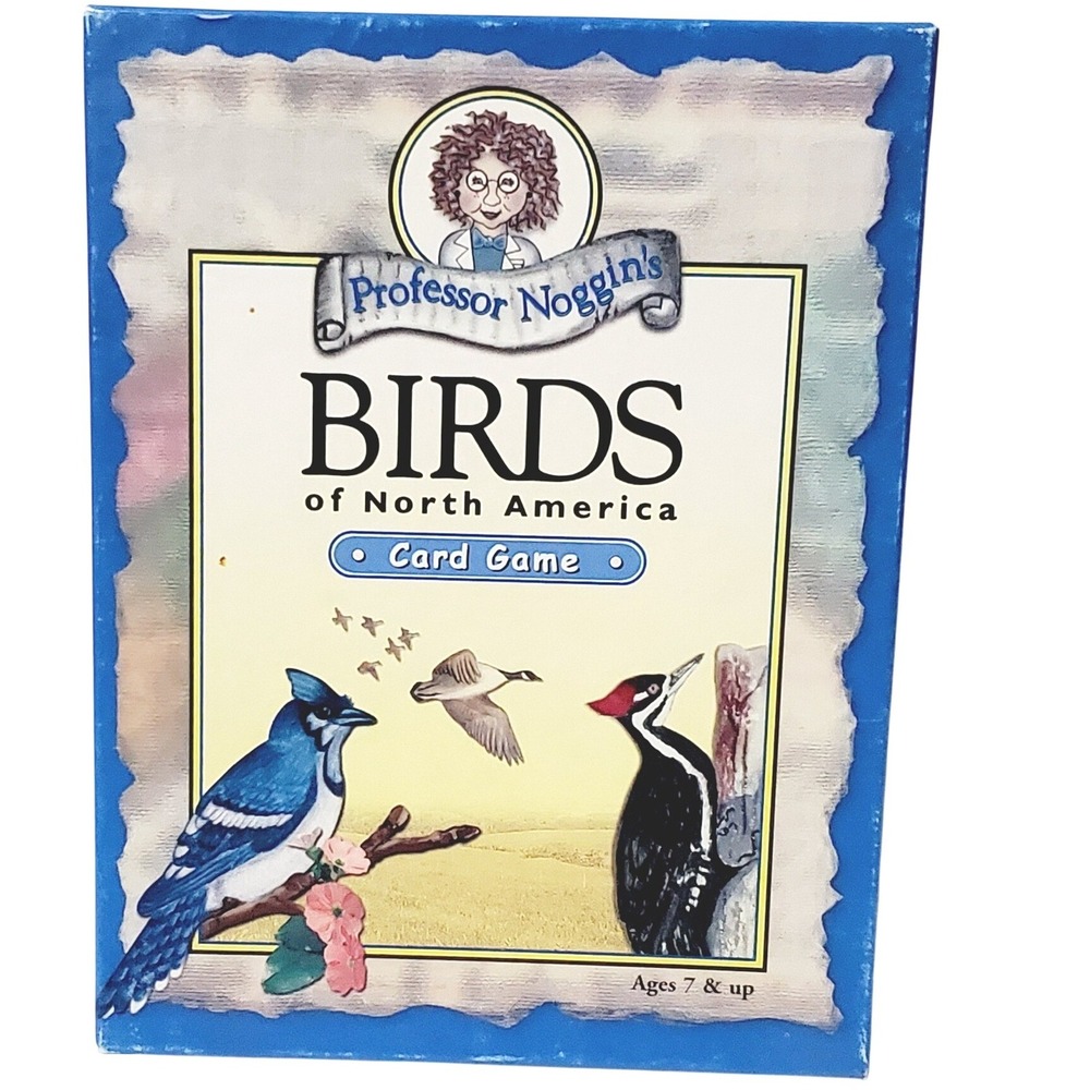 Professor Noggin Birds of North America Card Game Outset Media Educational Game